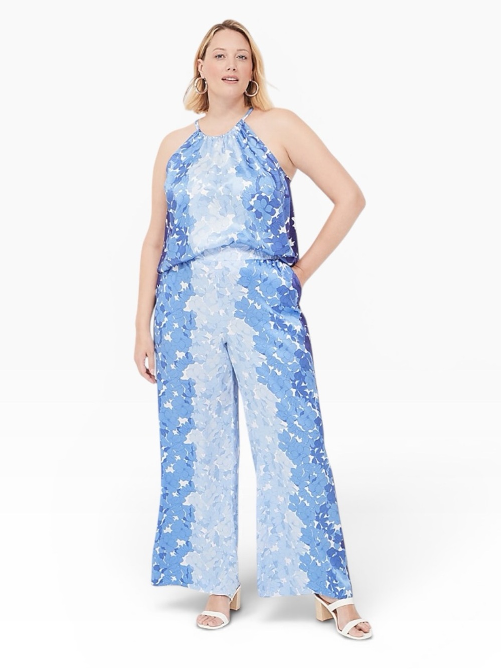 Ombre Blue Floral Set